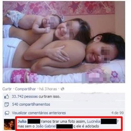 Enquanto isso no Facebook... Excluindo parente adotado