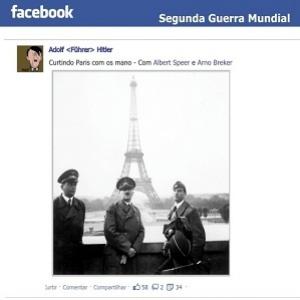 Como seria a Segunda Guerra Mundial contada em tempos de Facebook?