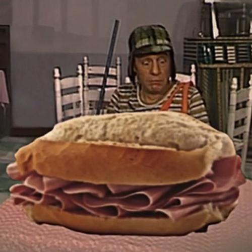 Chaves, o maior fã de sanduíche de presunto