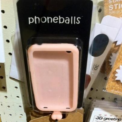 Capinha de celular com bolas