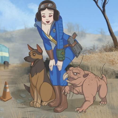 Princesas da Disney em Fallout