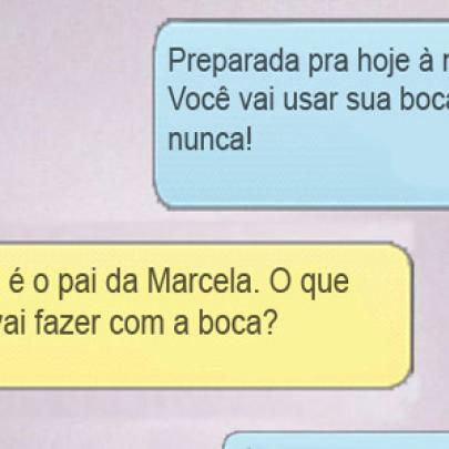 Enviando sms pra namorada!