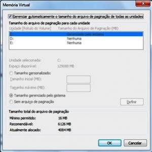 Mitos sobre o arquivo de paginação do Windows