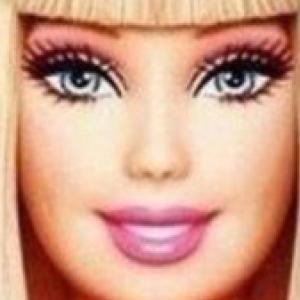 Barbie sem maquiagem