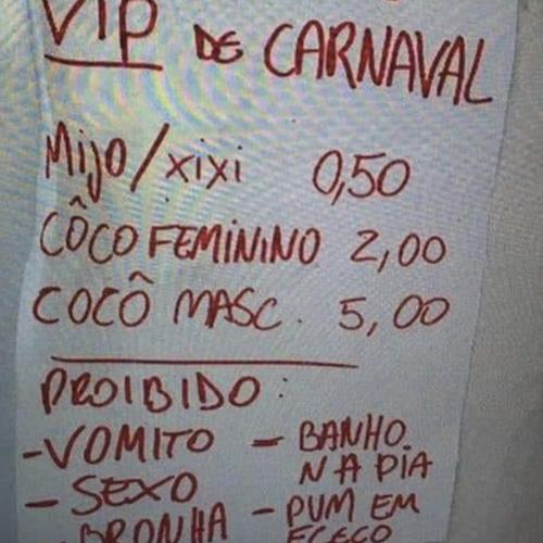 Nesse carnaval o brasileiro provou mais uma vez que só não ganha dinhe