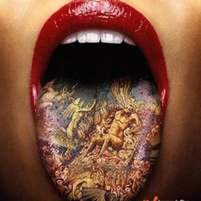 Tatuagem na língua,você teria coragem?