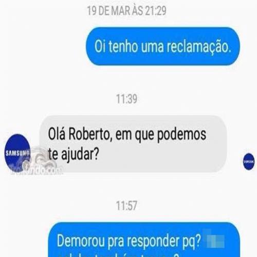 Foi reclamar com a Samsung e virou um Mitou !