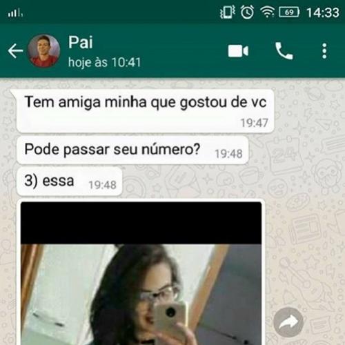 Filho, tem uma menina que gostou de você