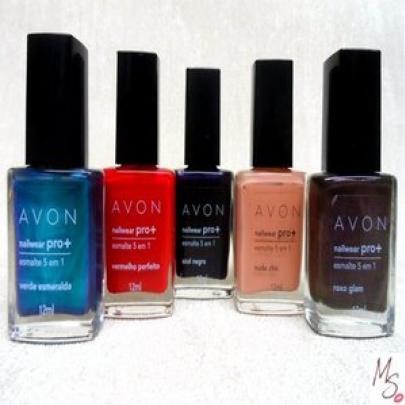 Nailwear pró+ esmalte 5em1 (Swatches) – Avon