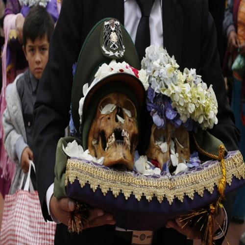 O dia dos crânios na Bolívia