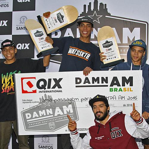 Lucas Alves campeão do Damn Am Brasil 2016