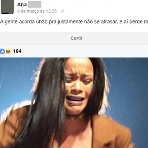A cagada que atrasou tudo na hora de ir trabalhar