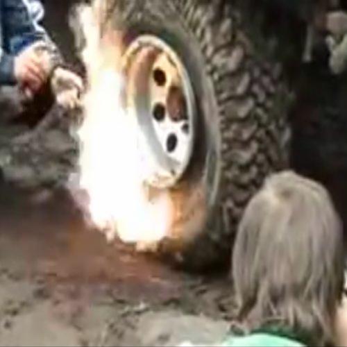 Como inflar pneus sem bomba de ar