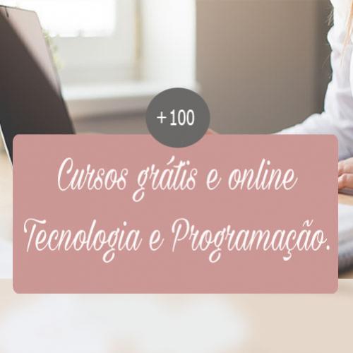 150 Cursos grátis e online | Tecnologia e Programação.