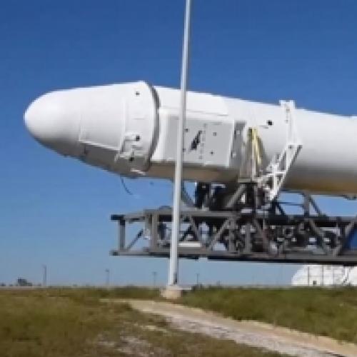 A primeira nave reciclada da história foi lançada pela Space X.