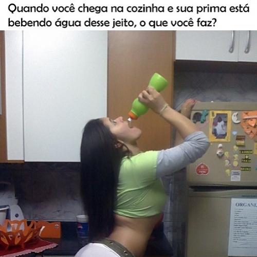 Enquanto isso na cozinha de casa