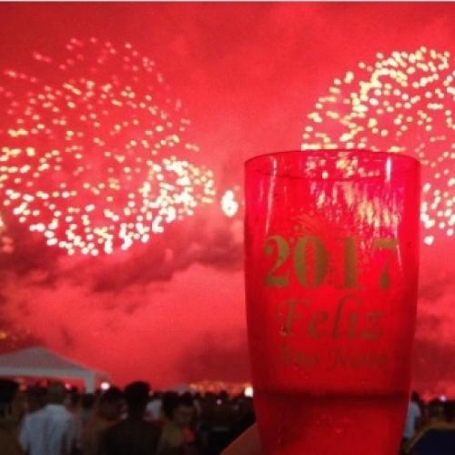 Fogos e mais fogos em Copacabana!