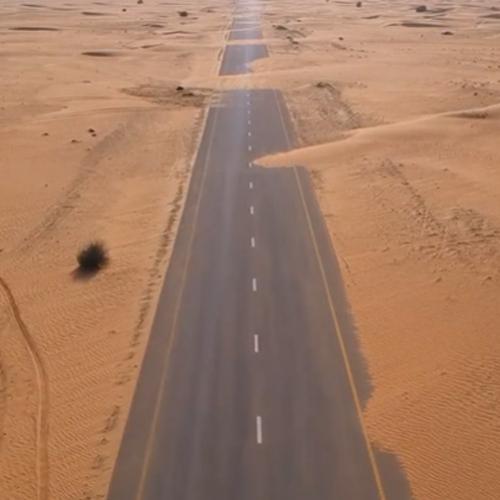 As estradas desertas e o distanciamento social