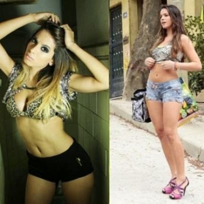Veja o antes e o depois da atriz Bruna Marquezine e da cantora Anitta