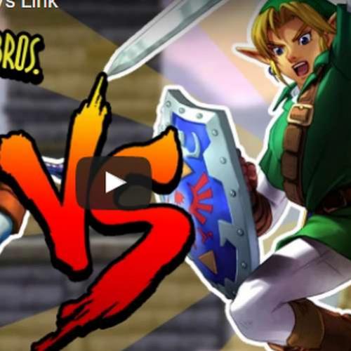 Novo vídeo! Link Vs Link no Smash Bross!