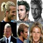 A cabeleira vasta de David Beckham está indo embora!