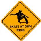 Cuidado ao andar de skate!