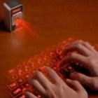 Teclado virtual à laser é projetado para usuário