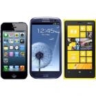 Os recursos dos smartphones iPhone 5, Galaxy S III e Lumia 920