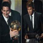 Messi é bola de ouro; Neymar Ganha prêmio de gol mais Bonito