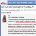 Coisas que só vemos no Orkut: Literatura em vestibular