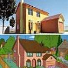 A casa de Os Simpsons recriada na vida real