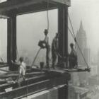 Fotos antigas de operários da construção de Nova York