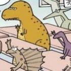 Coitado do tiranossauro rex, se deu mal na aula