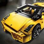 Lamborghini feito com LEGO