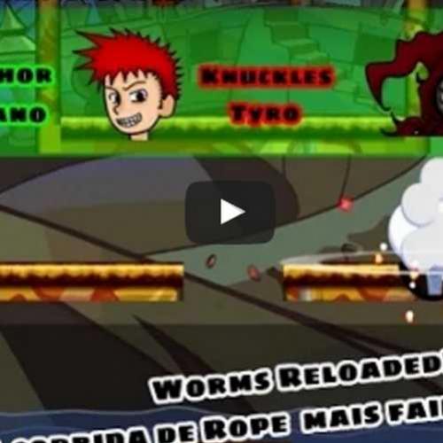 Novo vídeo! Worms reloaded. A corrida de rope mais fail de todas!