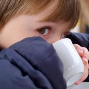Criança pode beber café