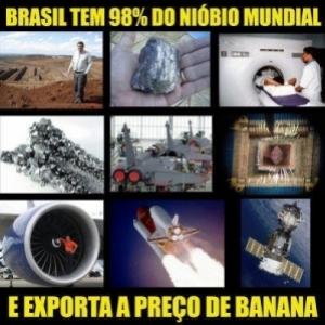 Brasil produz 98% do NÍOBIO do mundo e vende por mixaria!