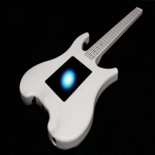 Guitarra digital com touchscreen