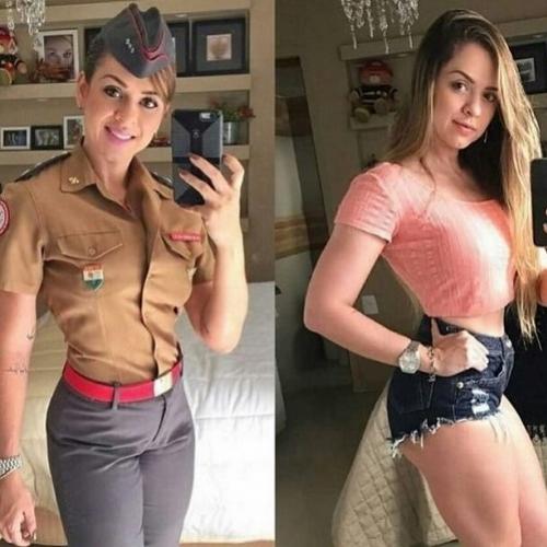 10 mulheres de uniforme militar mais bonitas do Instagram