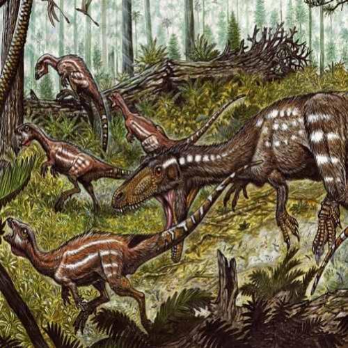 Dinossauro carnívoro viveu na esteira de uma extinção em massa