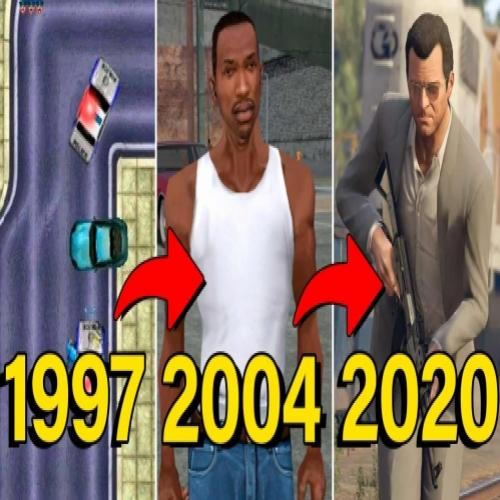 Evolução de todos os jogos do GTA