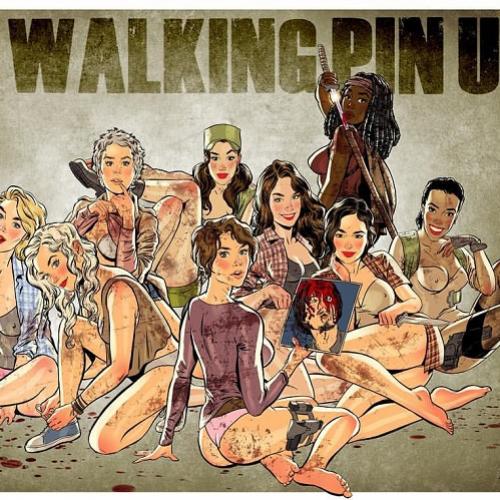 Personagens de The Walking Dead se transformam em lindas pinups