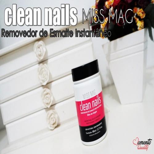 Removedor de Esmalte Instantâneo Clean Nails Miss Mag