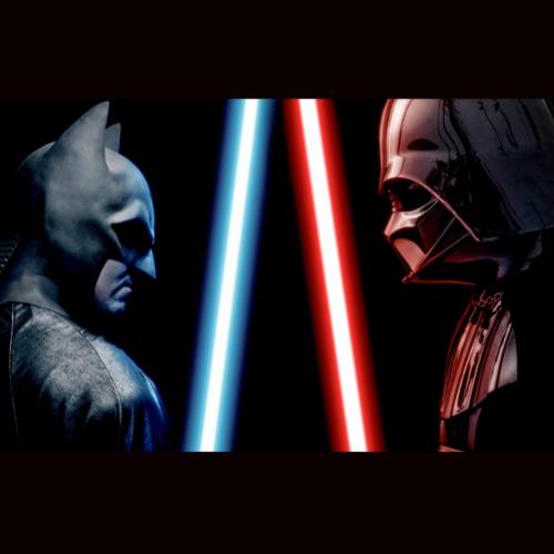 Confira a primeira batalha entre Batman vs Darth Vader.