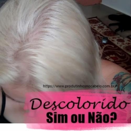 Tinta ou Descolorante com a Raiz Preta