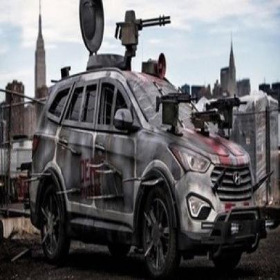 Hyundai Santa Fe pronto para o combate em caso de Apocalipse Zumbi