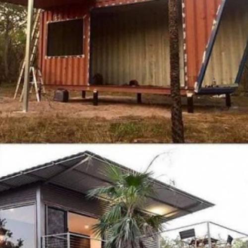 Casa feita com container