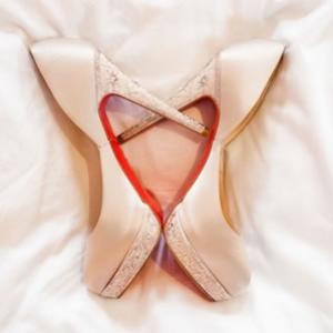 Sapatos de Noiva Cor de Rosa