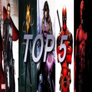 Top 5 - Super Heróis que merecem uma nova chance nos cinemas
