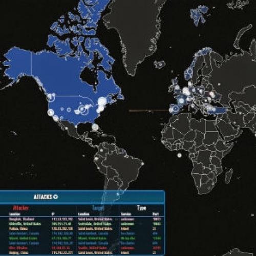 Veja ataques hacker em tempo real